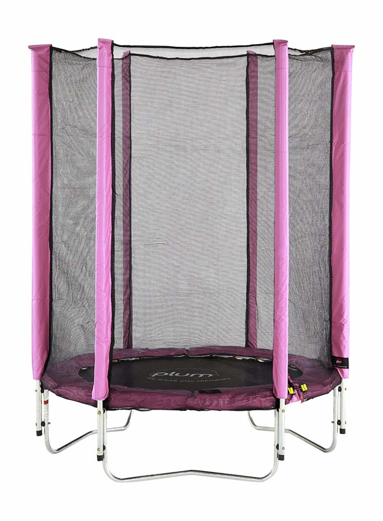 4.5ft pink trampoline